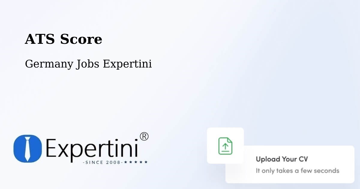 Resume ATS Score & Job Description Match Tool – Kiel - Germany Jobs Expertini